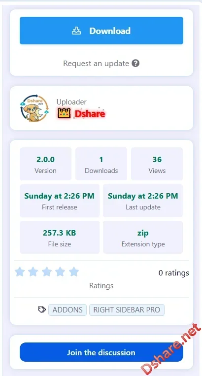 XFRM Right Sidebar Pro